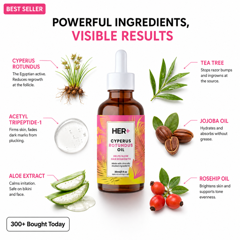 Cyperus Oil Anti-Hair Growth Oil